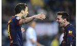 Malaga 1-3 Barcelona (Highlights vòng 19, giải VĐQG Tây Ban Nha 2012-13)