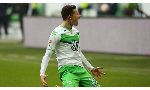 Wolfsburg 2 - 1 Monchengladbach (Đức 2015-2016, vòng 25)