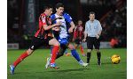 AFC Bournemouth 0 - 2 Birmingham (Hạng Nhất Anh 2013-2014, vòng 20)