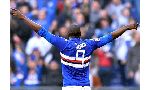 Sampdoria 2 - 0 Torino (Italia 2014-2015, vòng 2)