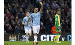 Manchester City 7 - 0 Norwich City (Ngoại Hạng Anh 2013-2014, vòng 10)