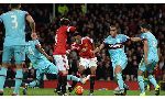 Manchester United 0 - 0 West Ham United (Ngoại Hạng Anh 2015-2016, vòng 15)