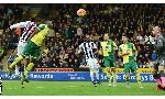 Norwich City 0 - 1 West Bromwich (Ngoại Hạng Anh 2015-2016, vòng 10)