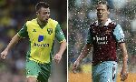 Norwich City 3 - 1 West Ham United (Ngoại Hạng Anh 2013-2014, vòng 11)