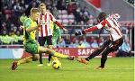 Sunderland 0 - 0 Norwich City (Ngoại Hạng Anh 2013-2014, vòng 17)