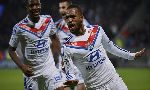 Lyon 2 - 0 Guingamp (Pháp 2013-2014, vòng 12)