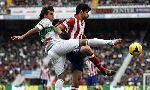 Elche 0 - 2 Atletico Madrid (Tây Ban Nha 2013-2014, vòng 15)